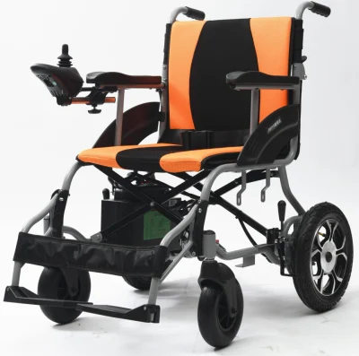 Медицинская портативная электрическая складная инвалидная коляска с дистанционным управлением, дизайн OEM, происхождение