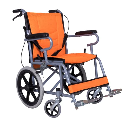 Высококачественная легкая ручная инвалидная коляска, портативная складная ручная инвалидная коляска для взрослых, инвалидов, пожилых людей, домашних пользователей, уличная инвалидная коляска